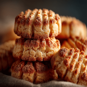 Peanut Butter Greek Yogurt Cookies 2 u9124544528 A close up high angle shot showcasing a pilestack 0614dfd3 8107 490d a6e6 dff595982c63 3