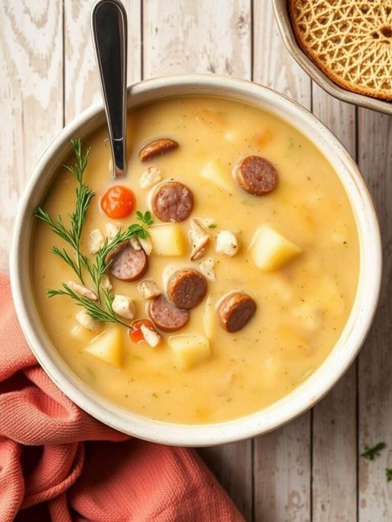 Creamy Sausage Potato Soup Recipe for Winter Dinner