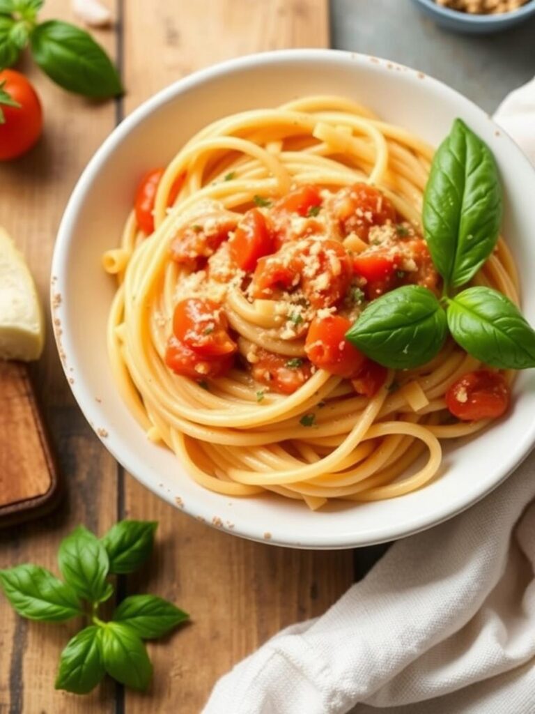 Creamy Tomato Garlic Pasta in 30 Minutes Recipe