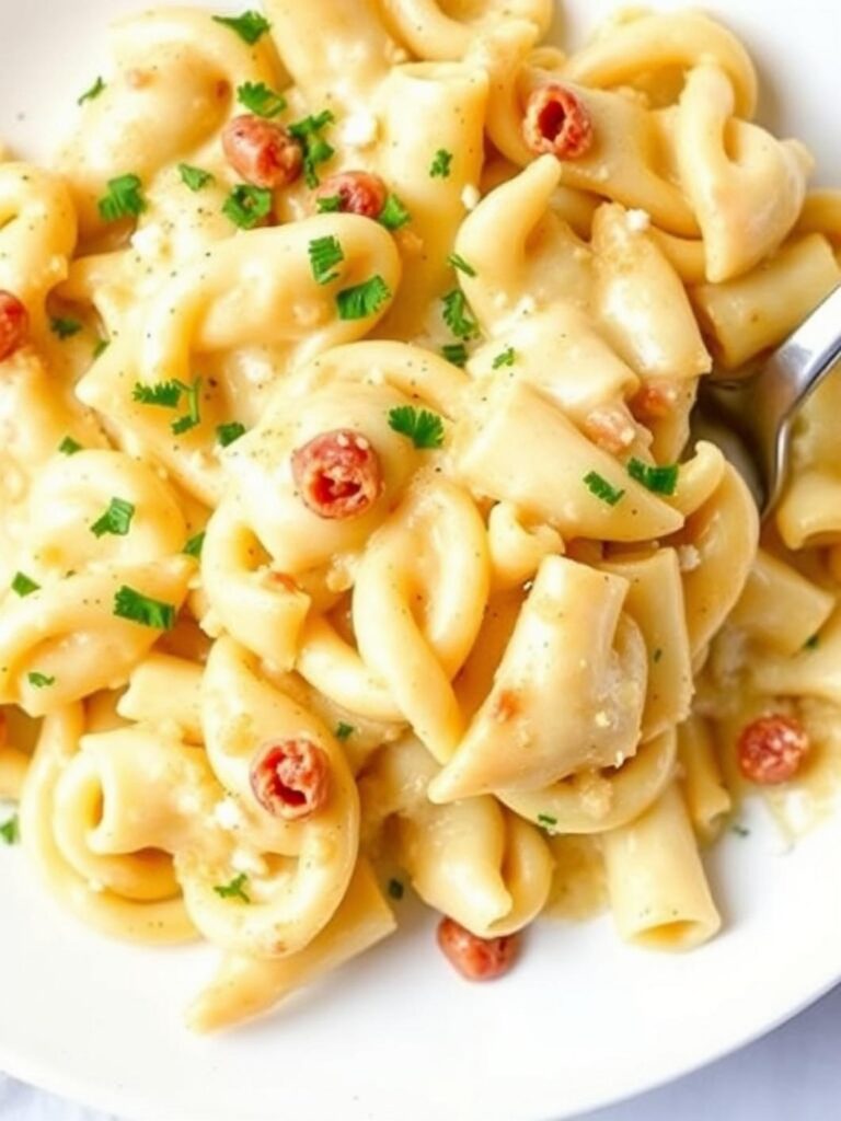 Creamy Garlic Parmesan Pasta Bake Recipe for Dinner
