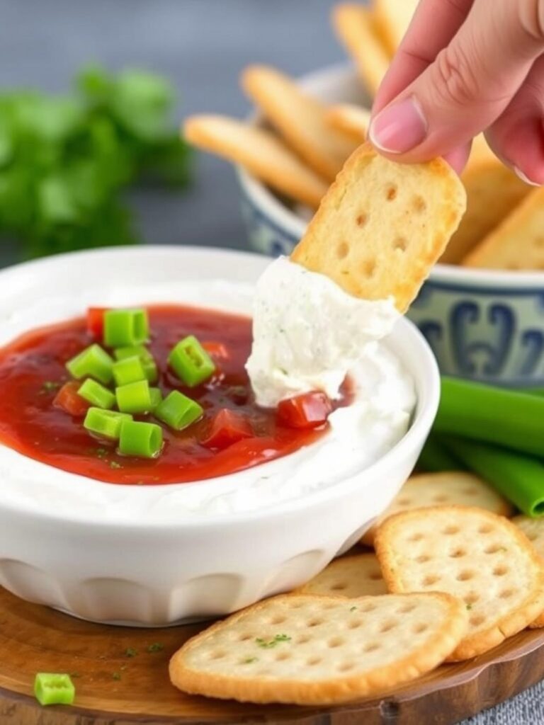 Quick Pepper Jelly Cream Cheese Appetizer Dip