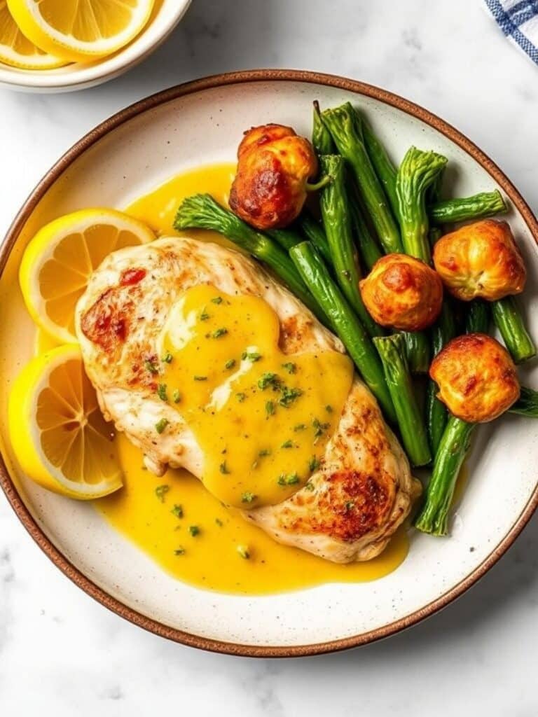 Lemon Chicken Recipe with Lemon Butter Sauce Dinner