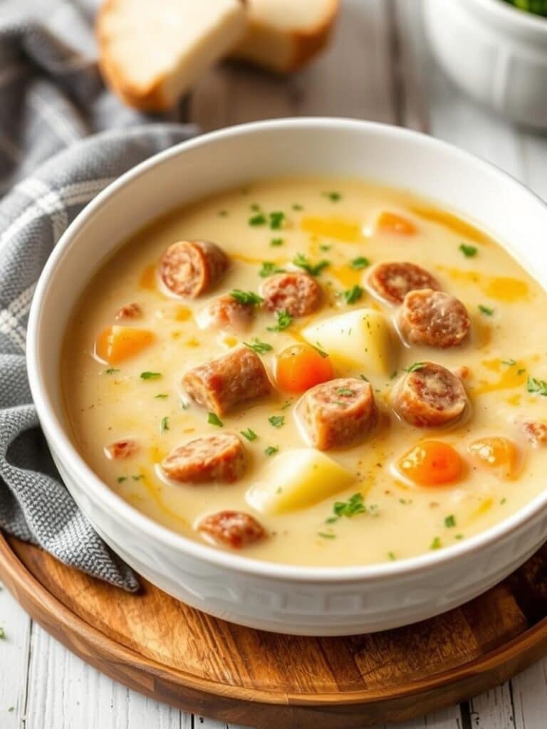 Creamy Sausage Potato Soup Recipe for Winter Dinner