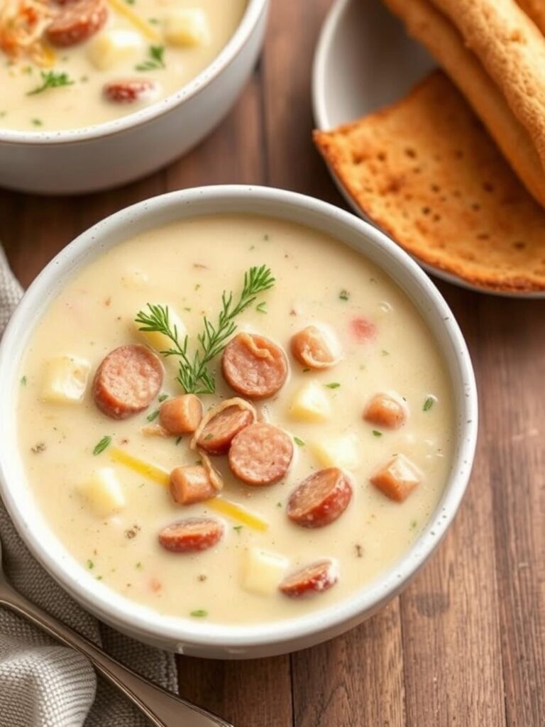 Creamy Sausage Potato Soup Recipe for Winter Dinner