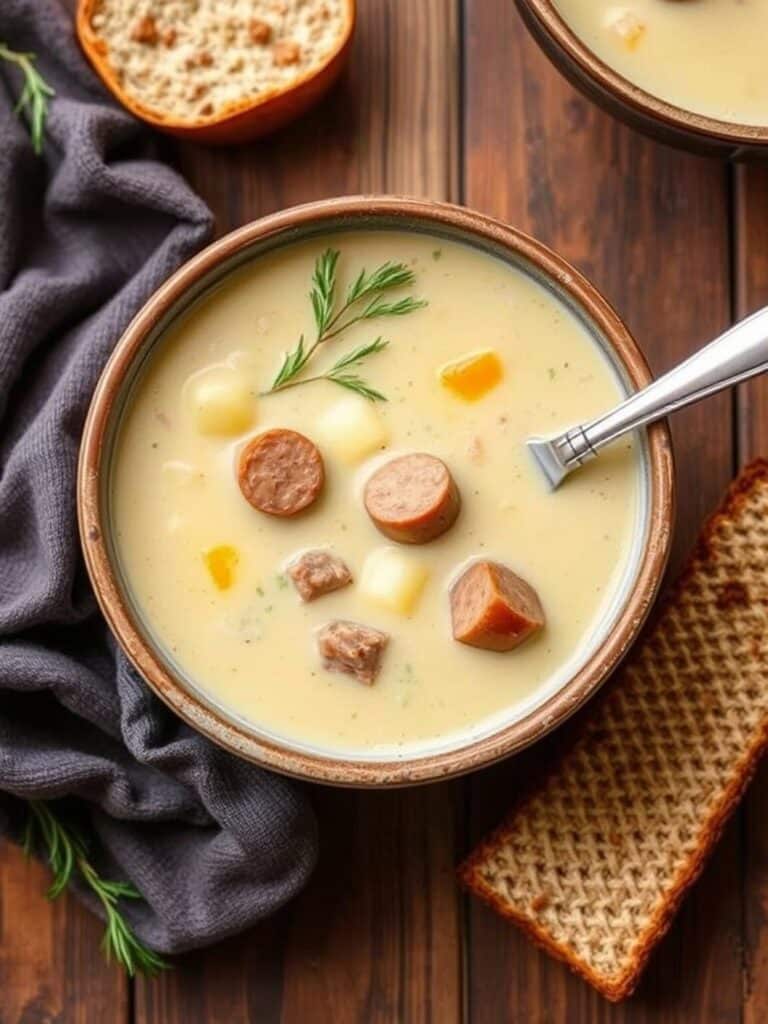 Creamy Sausage Potato Soup Recipe for Winter Dinner
