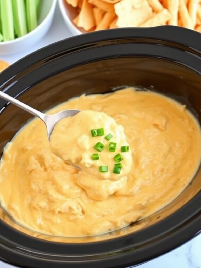 Easy Crockpot Buffalo Chicken Dip Recipe Idea