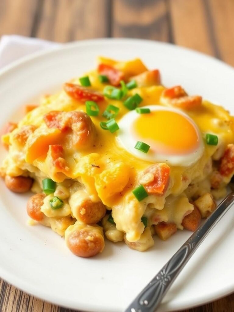 Simple Sausage And Egg Casserole Recipe