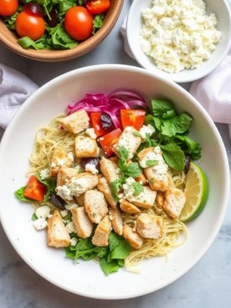 Simple Greek Chicken Bowls Recipe For Dinner