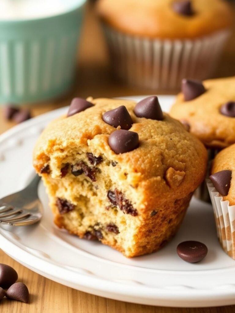 Easy Greek Yogurt Chocolate Chip Muffins Recipe