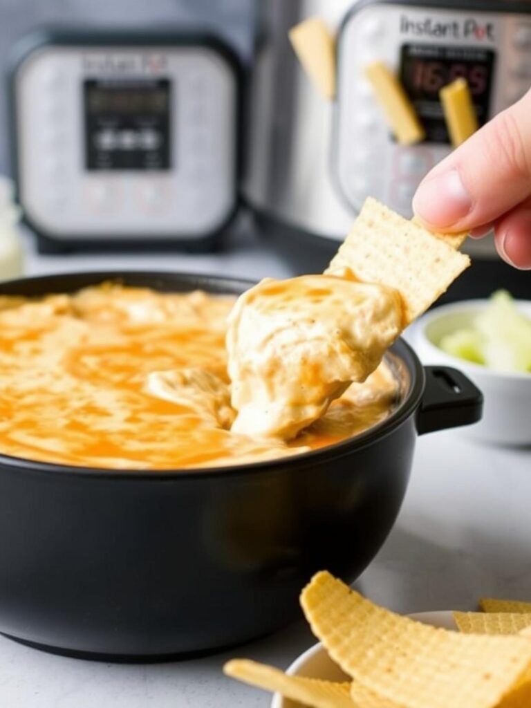 Easy Instant Pot Buffalo Chicken Dip Recipe