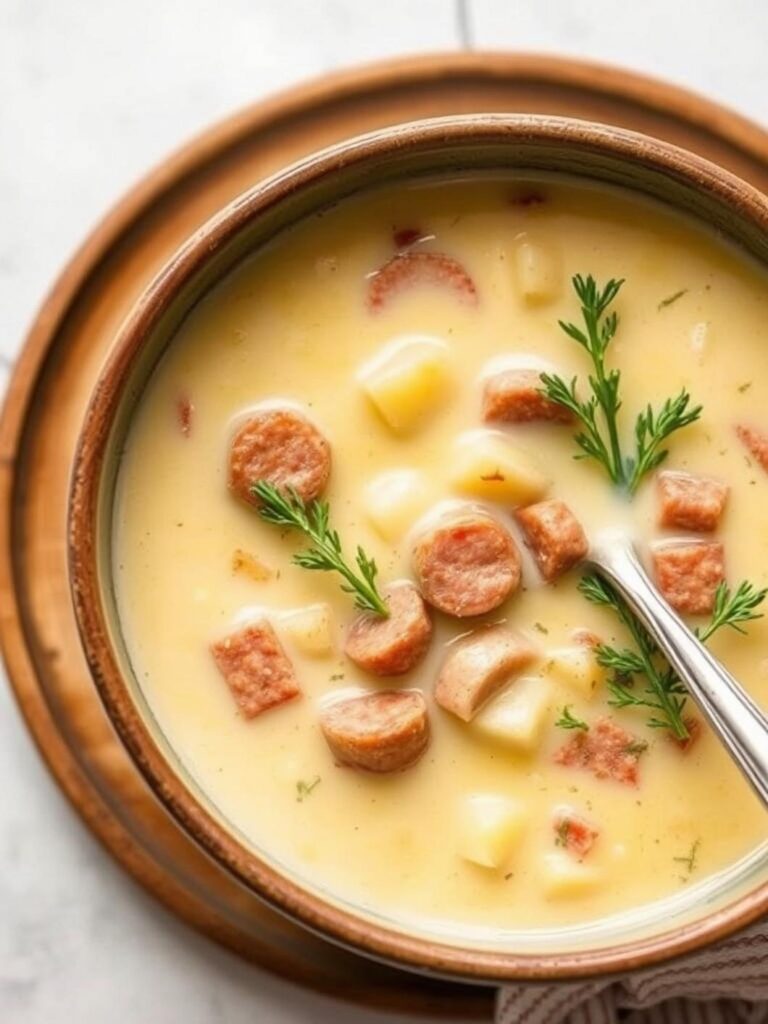 Creamy Sausage Potato Soup Recipe for Winter Dinner
