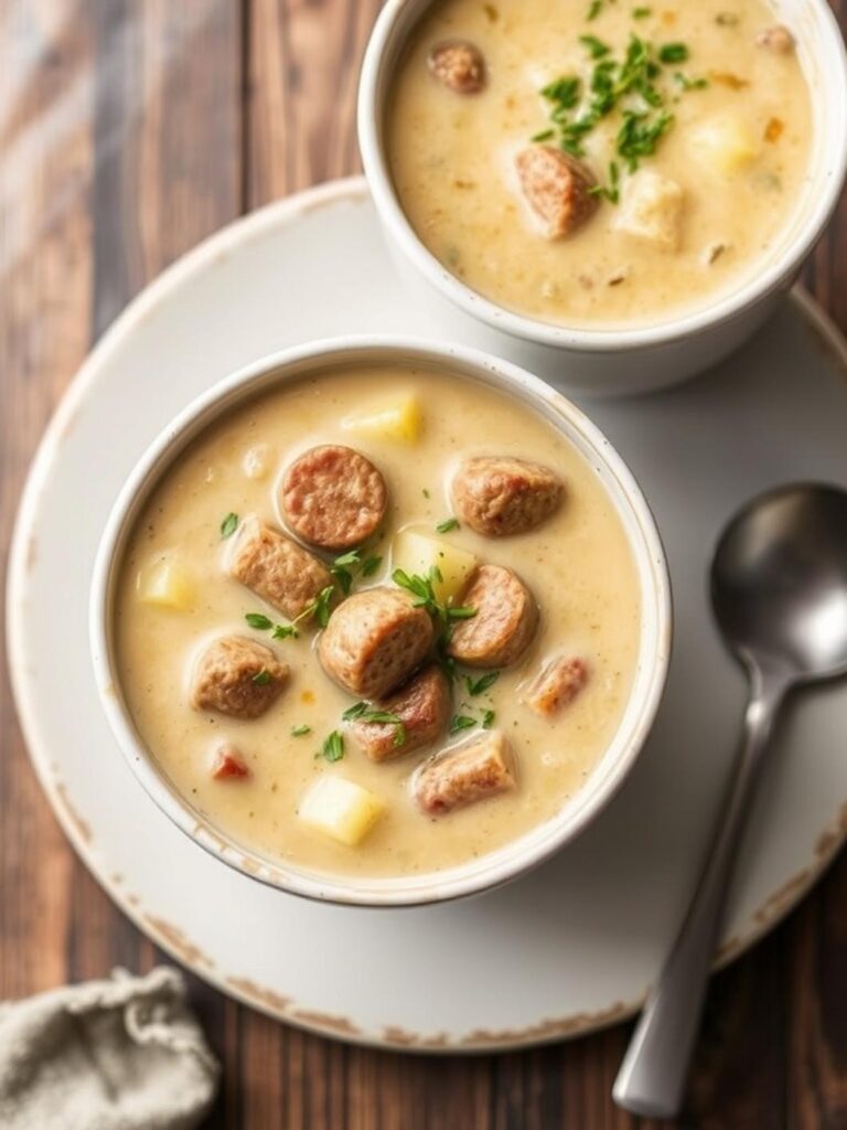 Creamy Sausage Potato Soup Recipe for Winter Dinner
