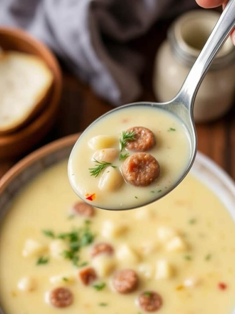 Creamy Sausage Potato Soup Recipe for Winter Dinner