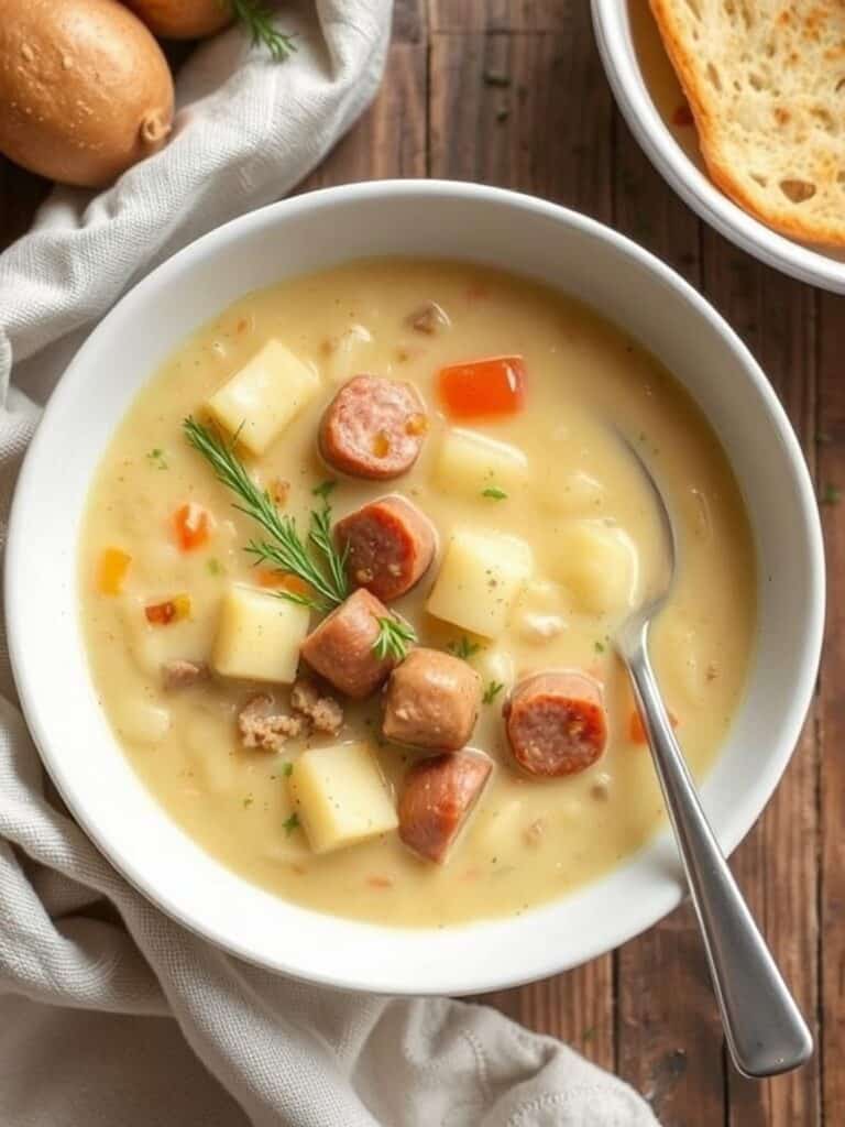 Creamy Sausage Potato Soup Recipe for Winter Dinner