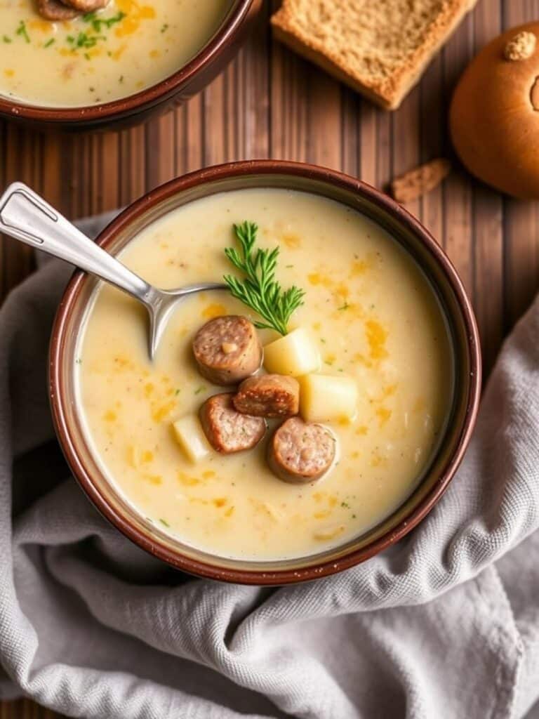Creamy Sausage Potato Soup Recipe for Winter Dinner