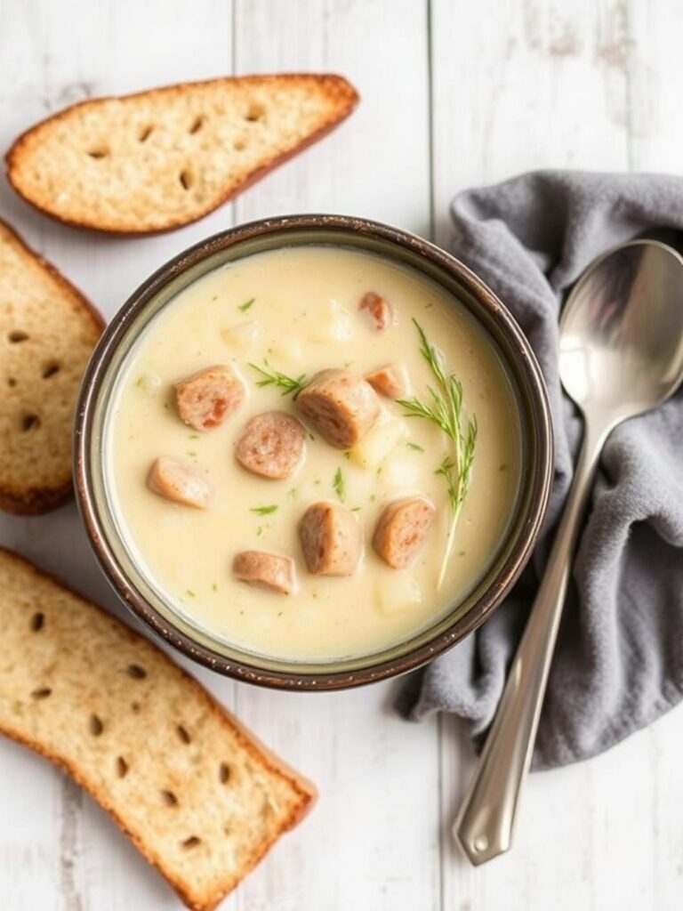 Creamy Sausage Potato Soup Recipe for Winter Dinner