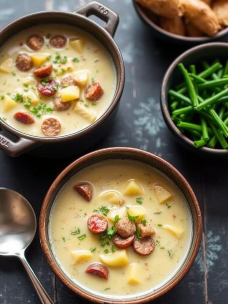 Creamy Sausage Potato Soup Recipe for Winter Dinner