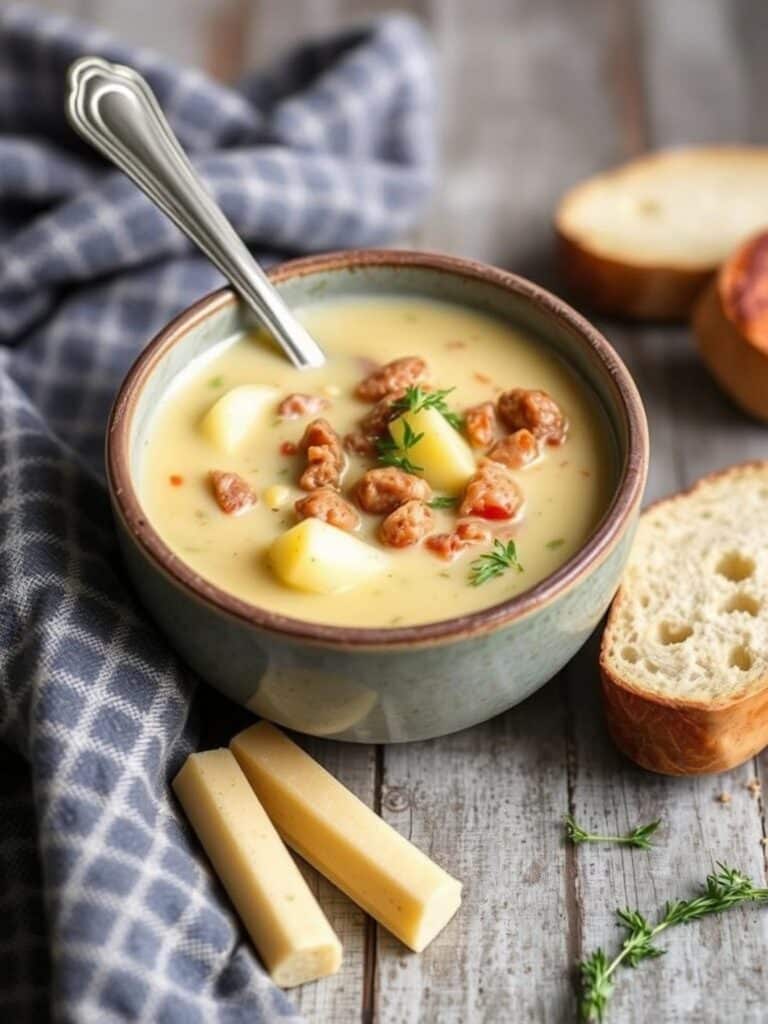 Creamy Sausage Potato Soup Recipe for Winter Dinner