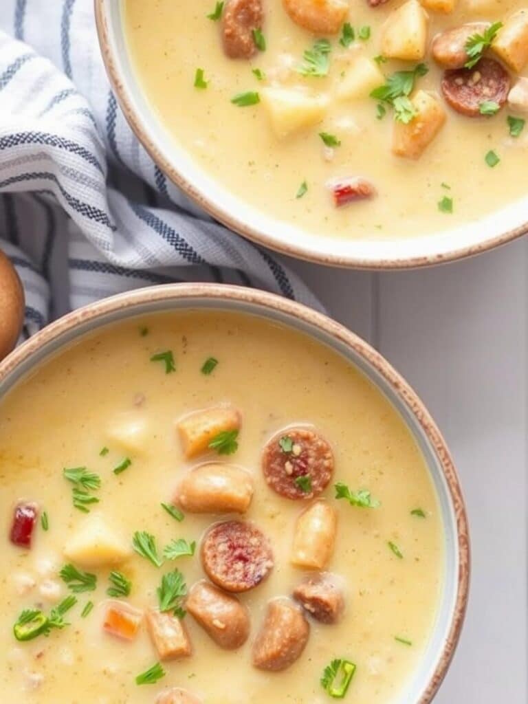 Creamy Sausage Potato Soup Recipe for Winter Dinner