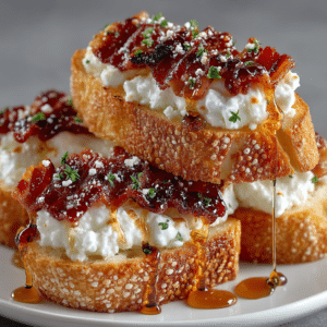 Sweet and Savory Million Dollar Bacon Crostini Recipe 2 u9124544528 A close up high angle shot showcasing a pilestack ced6fc21 fbe7 41bf 8af4 805f5c8a6d75 1